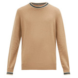 Contrast trim Cashmere Sweater