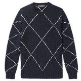 Slim-Fit Cashmere-Jacquard Sweater