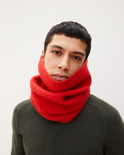 22KA001 Wool Cashmere Ribbed Snood