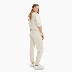 Cashmere Cable Jogger Pants for Women