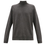 Loose-fit Funnel-neck Cashmere Sweater