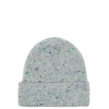 Ribbed wool-blend beanie hat