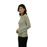 Cashmere Rib Sweater with Flared Sleeve12gg