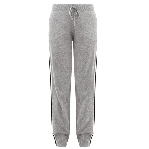 Cashmere Joggers with stripes