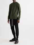 22KM001 Cable-Knit Cashmere Zip-Up Hoodie