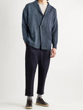 22KM007 Relaxed Men Cashmere Cardigan