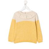 Contrast Long Sleeve Sweater